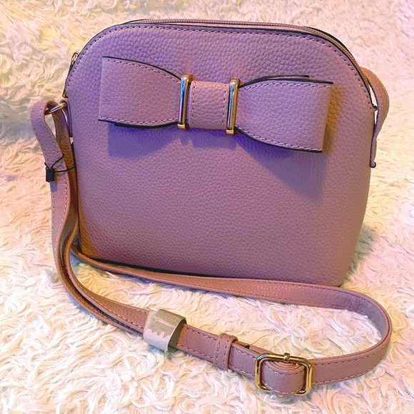 Blush Pink Handbag with Bow - Picture 1 of 2